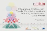 Integrating Employers in  Thesis Work Using an Open Learning Environment: Case PROksi