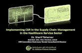 Implementation of Responsible Supply Chain Management within the Healthcare Sector