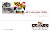Maryland Manufacturing Strategic Plan