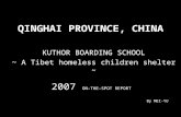 Tibet homeless children - China