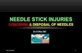 Needle stick injuries