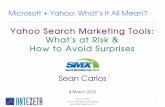 Yahoo Search Marketing Tools at Risk with Microsoft-Yahoo Agreement