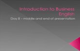 Introduction to Business English - Day 8