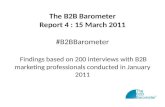 Brand New B2B Barometer Report, Wave 4, 15 March 2011