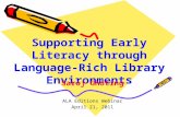 Supporting Early Literacy through Language Rich Library Environments