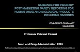 Fda guidance for pharmaceutical post marketing reporting   professor pirouzi