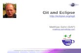 Git and Eclipse - Eclipse Helios DemoCamp Jena 2010