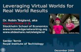 Virtual Worlds and Entrepreneurship _Teigland