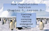 Chapter 5 Lesson 3 - How Populations Survive