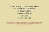 Glass sky walk - Zhangjiajie