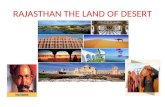 Rajasthan the land of desert