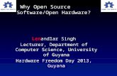 Why Open Source Software/Open Hardware?