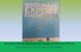 Presentatie nationaal export_event_internationale_online_strategie