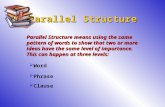 Parallel structure