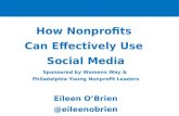 How Nonprofits Can Effectively Use Social Media
