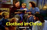 13 clothed in christ