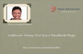 Webinar Pimp Out Your Facebook Page By Vegan Mainstream