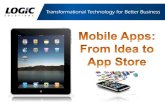 Mobile Apps From Idea to App Store - A Marketer's Perspective