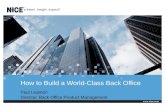How to Build a World-Class Back Office
