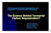 The Science Behind Terrestrial Carbon Sequestration