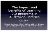The impact and benefits of Learning 2.0 programs in Australian libraries