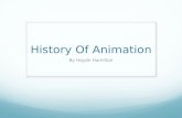 Animation time line presentation
