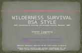 Wilderness Survival - The BSA Way 11 08 09