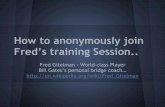 Access to watch Training with Fred for BIL (Beginner Intermediate Lounge)
