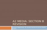A2 media revision section b