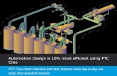 Automation Design is 10% More Efficient Using PTC Creo
