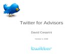 Twitter For Financial Advisors