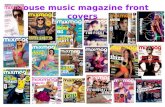 House music magazine mood boards