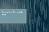 Sexuality research task