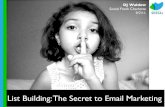List Building: The Secret to Email Marketing (Social Fresh Charlotte)