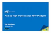 XPDS14 - Xen as High-Performance NFV Platform - Jun Nakajima, Intel