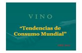 Tendencias mundiales en el consumo de vinos  2010-