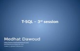 Intro to t sql – 3rd session