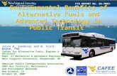 Environmental Benefits of Alternative Fuels and Advanced Technology in Public Transit