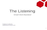 The Listening: Email Client Backdoor