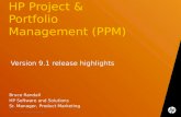 HP PPM 9.1 launch details