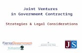 JV - Joint Ventures in Government Contracting