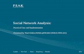 Social network analysis (SNA) - Big data and social data - Telecommunications and more