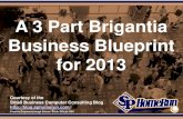A 3 Part Brigantia Business Blueprint for 2013 (Slides)