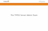 The TYPO3 Server Admin Team