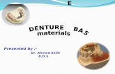 Denture base materials