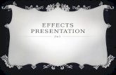 Effects presentation