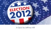 US Election Quiz 2012