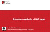 Dmitry 'D1g1' Evdokimov - BlackBox analysis of iOS apps
