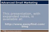 Advanced Email Marketing Presentation for Digital World Expo