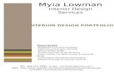 Myia Lowman Interior Design Portfolio 11 2009